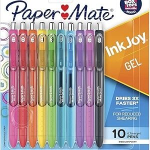 Paper Mate Gel Pens InkJoy Pens, Medium Point, Assorted, 10 Count